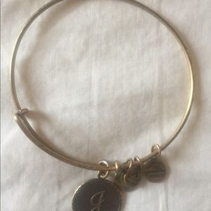 Alex & Ani energy “J” initial bracelet